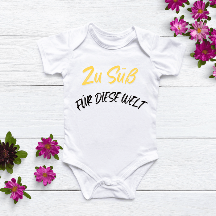Zu Süß Für diese welt Body - Märchen Mode aus Bio - Baumwolle personalisierte geschenke Babyset & Bodys mit spruch & Geschenkideen für Neugeborene & 0–24 Monate & und perfekt als Geschenk zur Geburt