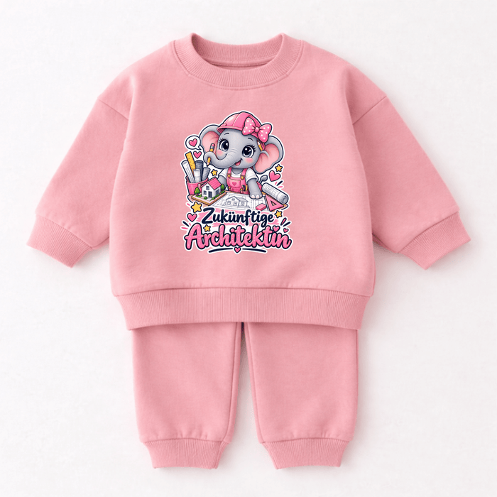 Zukünftiger Architekt & Zukünftige Architektin 2-teiliges Kinder Outfit - Märchen Mode aus Bio-Baumwolle personalisierte geschenke Babyset & Bodys mit spruch & Geschenkideen für Neugeborene & 0–24 Monate & und perfekt als Geschenk zur Geburt