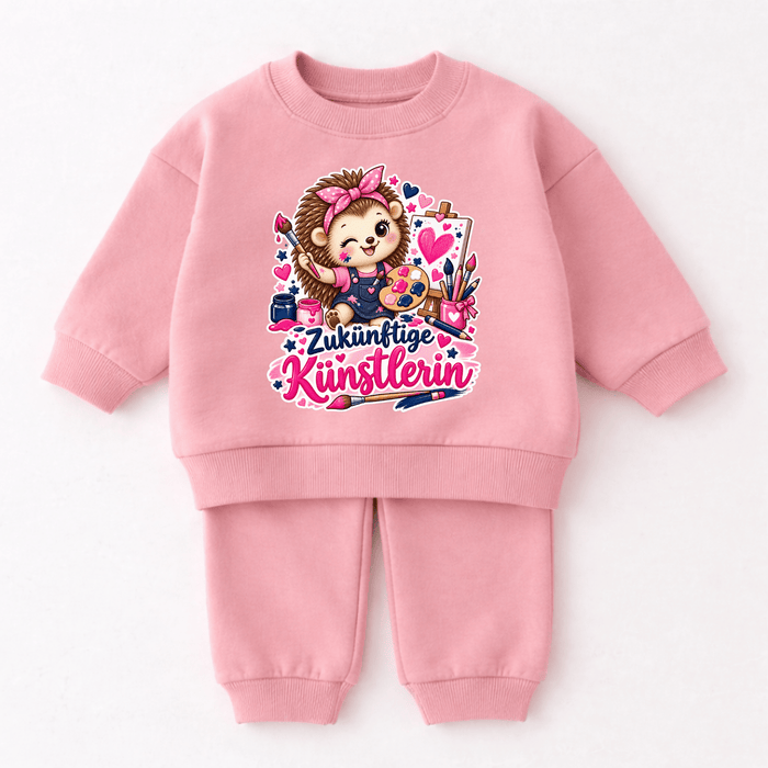 Zukünftiger Künstler & Zukünftige Künstlerin 2-teiliges Kinder Outfit - Märchen Mode aus Bio-Baumwolle personalisierte geschenke Babyset & Bodys mit spruch & Geschenkideen für Neugeborene & 0–24 Monate & und perfekt als Geschenk zur Geburt