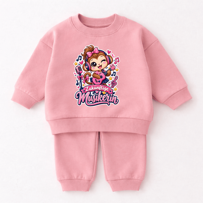 Zukünftiger Musiker & Zukünftige Musikerin 2-teiliges Kinder Outfit - Märchen Mode aus Bio-Baumwolle personalisierte geschenke Babyset & Bodys mit spruch & Geschenkideen für Neugeborene & 0–24 Monate & und perfekt als Geschenk zur Geburt